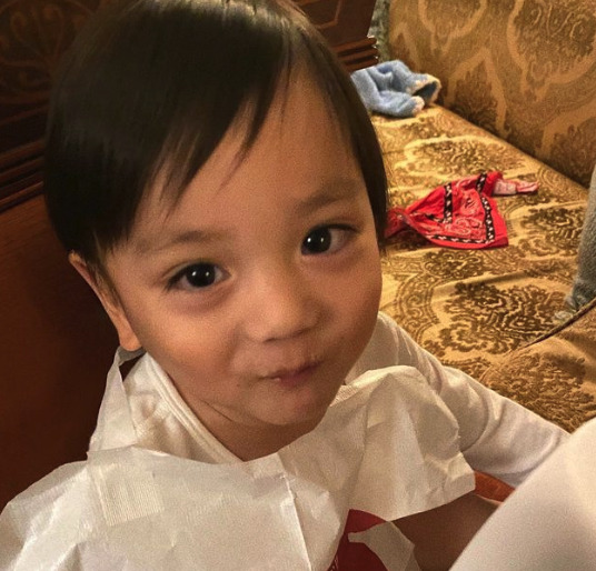 ジャンポケ斉藤さんの息子2歳の頃の画像