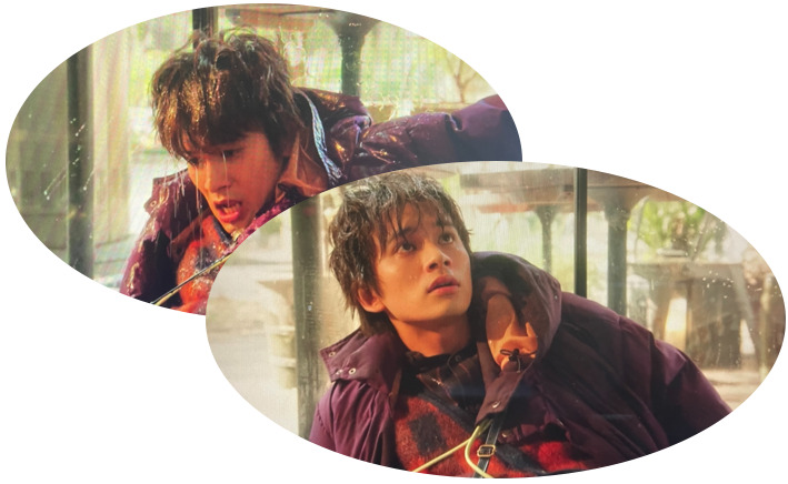 北村匠海が水をかけられている画像