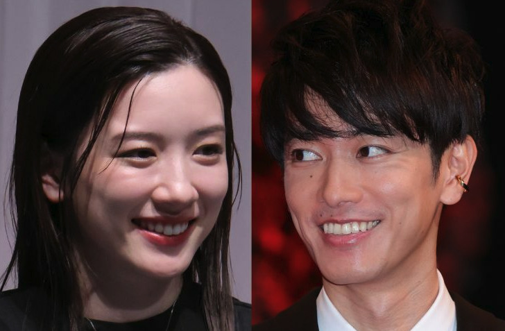 永野芽郁と佐藤健の顔UP画像