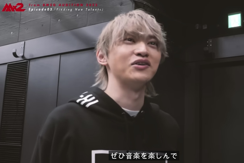 SKY-HIがBMSGオーディション生にコメントしている画像