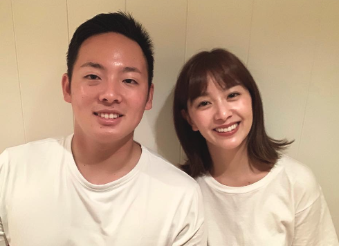 松井裕樹と石橋杏奈結婚発表時の画像
