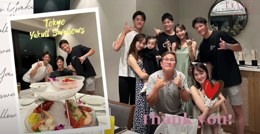 ヤクルト優勝記念のハワイ旅行での画像