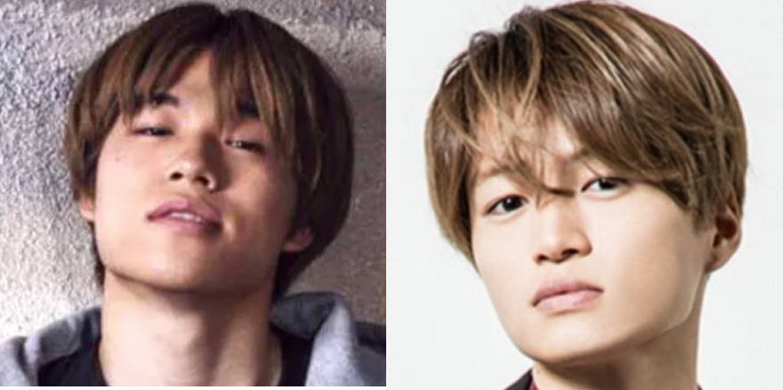 菊池音央と菊池風磨の比較画像