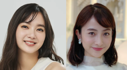 新川優愛と日比麻音子の画像