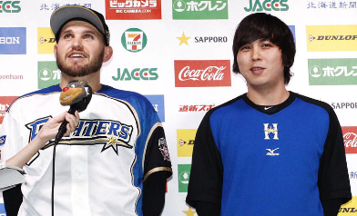 日ハム時代の水原一平の画像