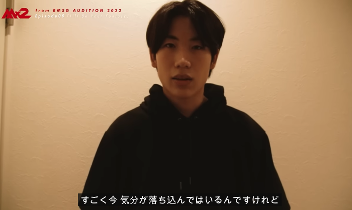 Mx2でHAYATOがコメントしている画像