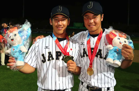 吉田正尚大学時代に日本代表で出た試合の画像