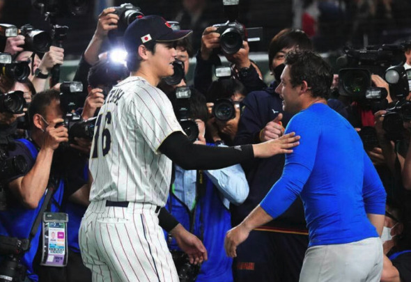WBCの時の大谷翔平選手の画像