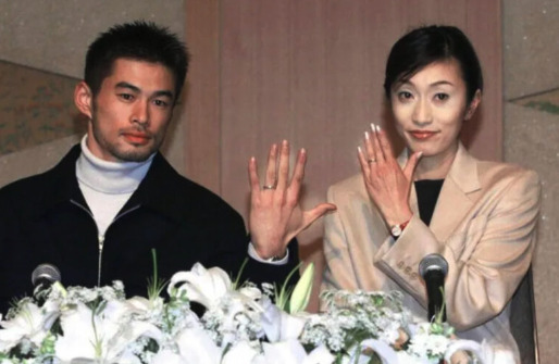 イチローと嫁の福島弓子の画像