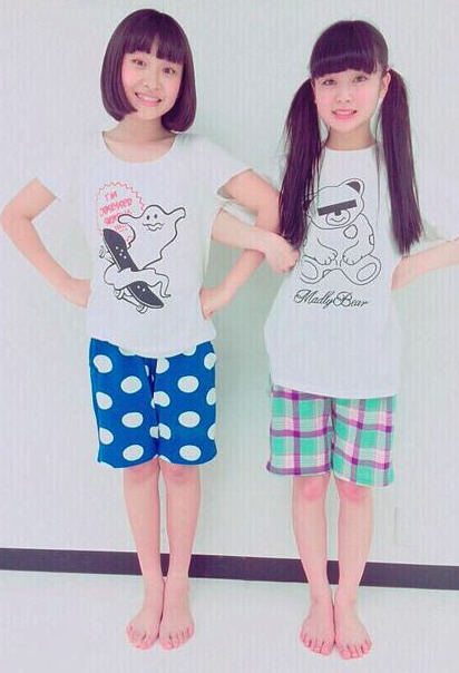 新しい学校のリーダーズSUZUKAとMIZYUの子供時代の画像