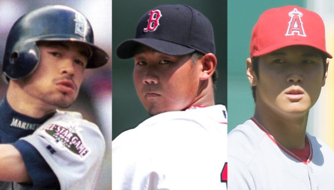 イチロー松坂大輔大谷翔平の画像