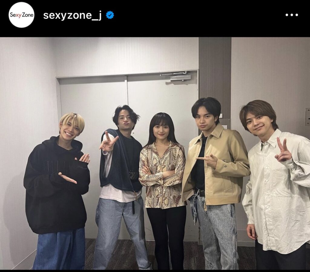 セクゾとiriのMステ共演画像