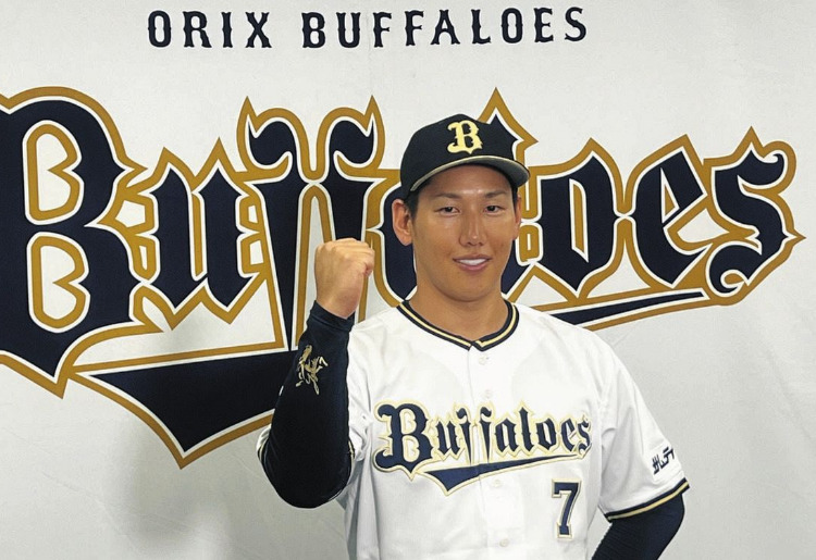 オリックス時代の吉田正尚選手の画像