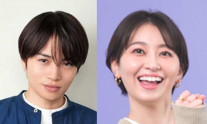 菊池風磨と鈴木真海子の画像