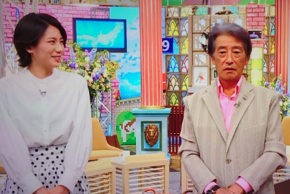 旅サラダに出演する松下奈緒と神田正輝の画像