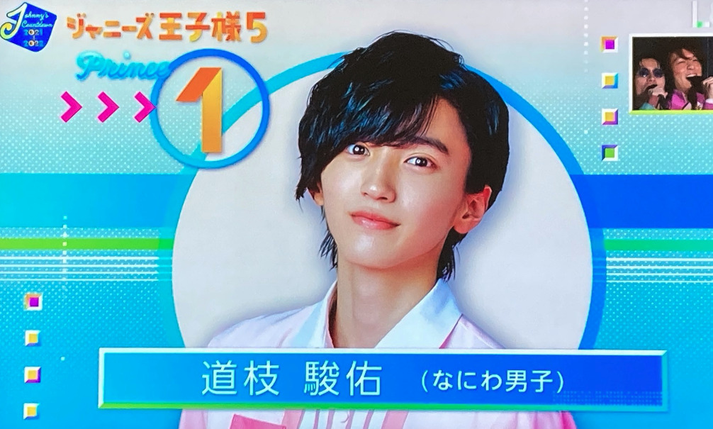 ジャニーズ王子1位に選ばれた道枝駿佑の画像