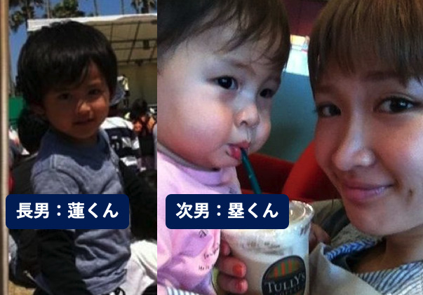 紗栄子と子供の画像