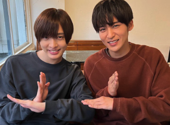 佐藤新と目黒蓮の画像