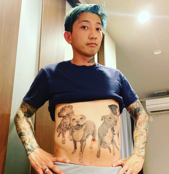 後藤祐樹のタトゥーの画像