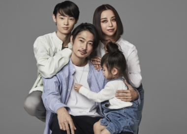窪塚洋介一家GAP広告の画像