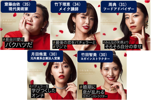 バチェラー5出演女性の画像