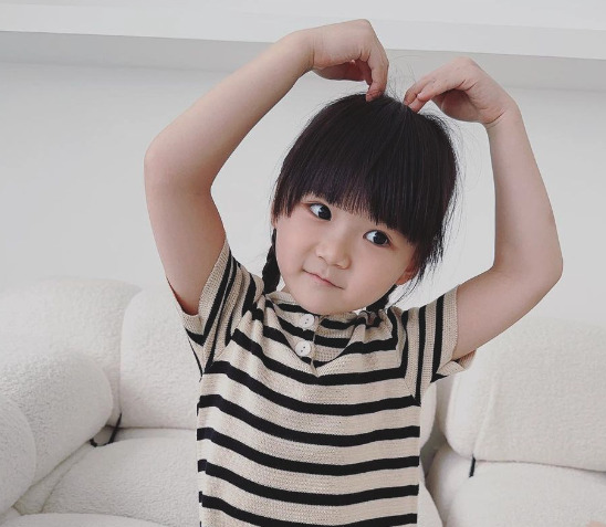 江宏傑と福原愛の娘の画像