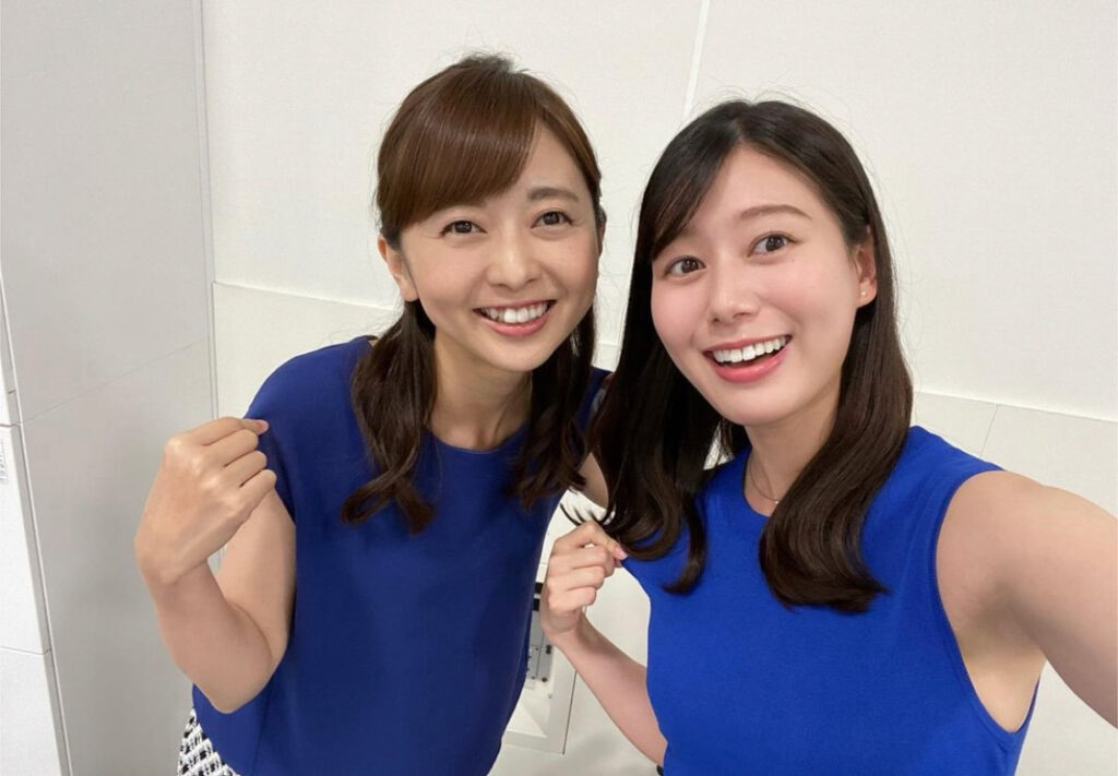 なにわ男子西畑大吾の彼女、足立アナと読売テレビエースアナ中谷しのぶアナの画像