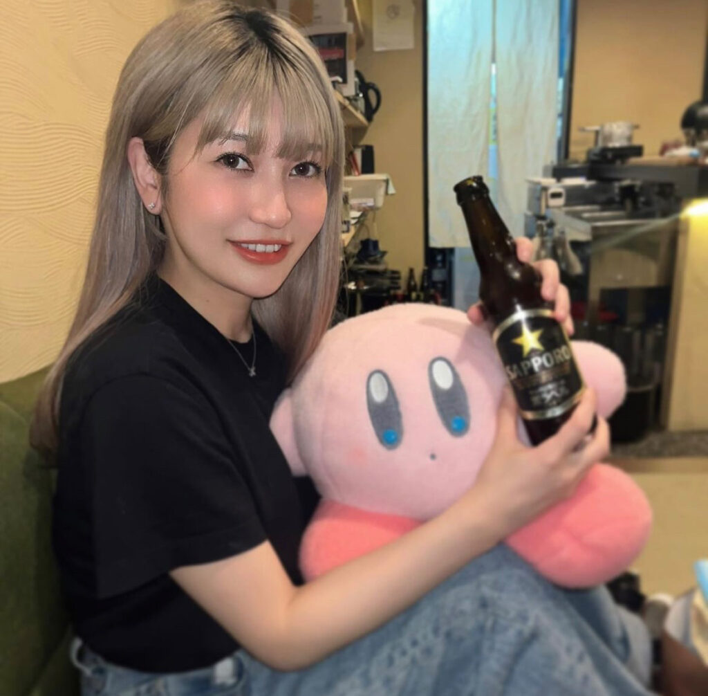 大内悠里エクステでロング時代の画像