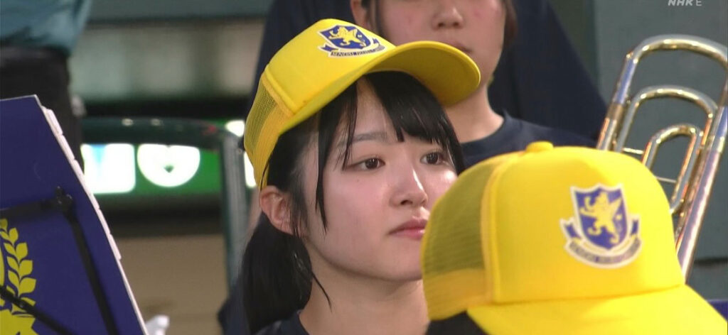 仙台育英の可愛すぎる吹奏楽部部長の画像