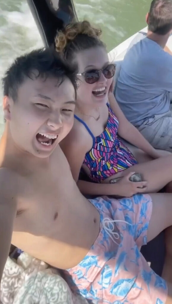 バスケ富永啓生と彼女ハンナの画像