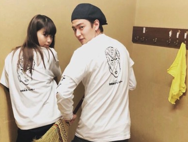 稲葉友と馬場ふみかの画像