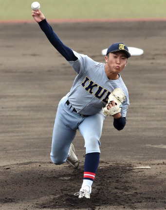 仙台育英の湯田統真の画像