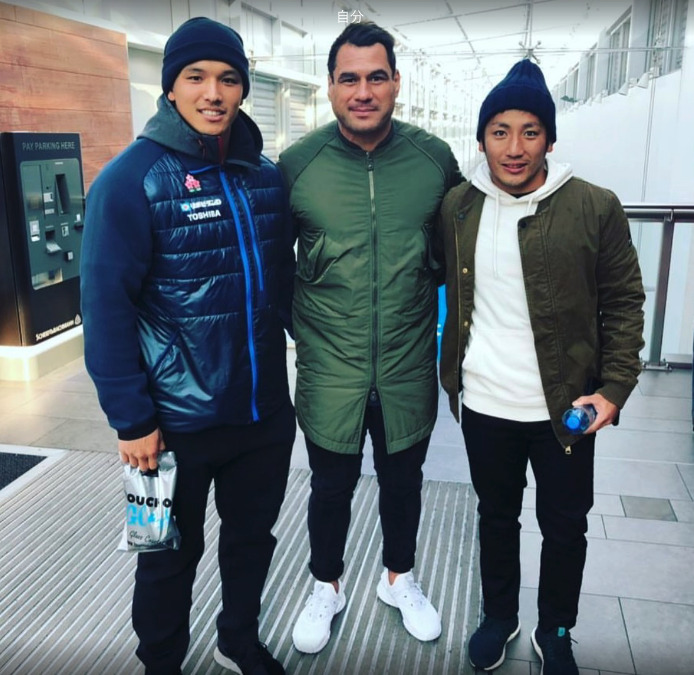 ラグビー日本代表流大選手の筋肉の画像