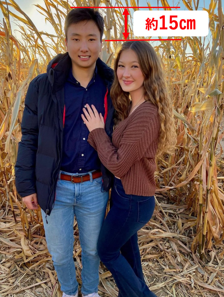 バスケ富永啓生と彼女ハンナの画像