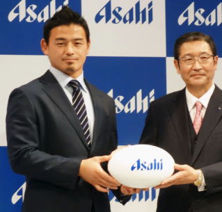 アサヒビールアンバサダー五郎丸歩の画像