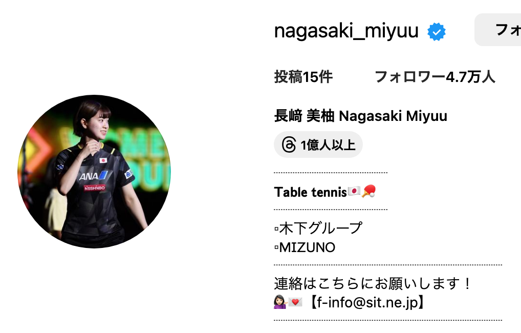 長崎美柚のインスタ画像