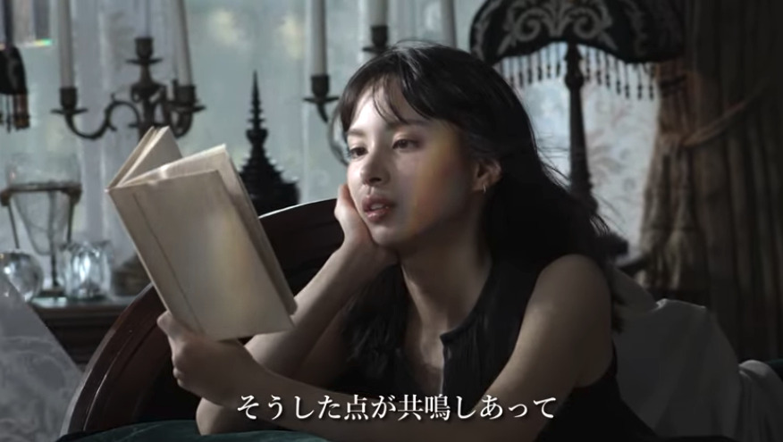 関水渚がタリーズCM撮影について語っている画像