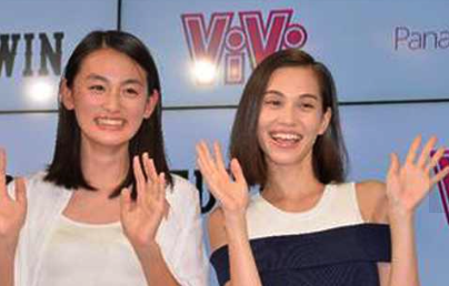水原希子と八木莉可子の画像