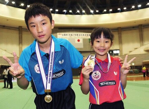 張本智和と張本美和の幼い頃の画像
