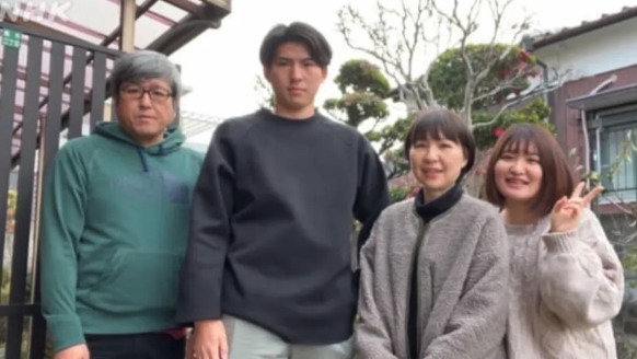 武内夏暉の家族写真の画像